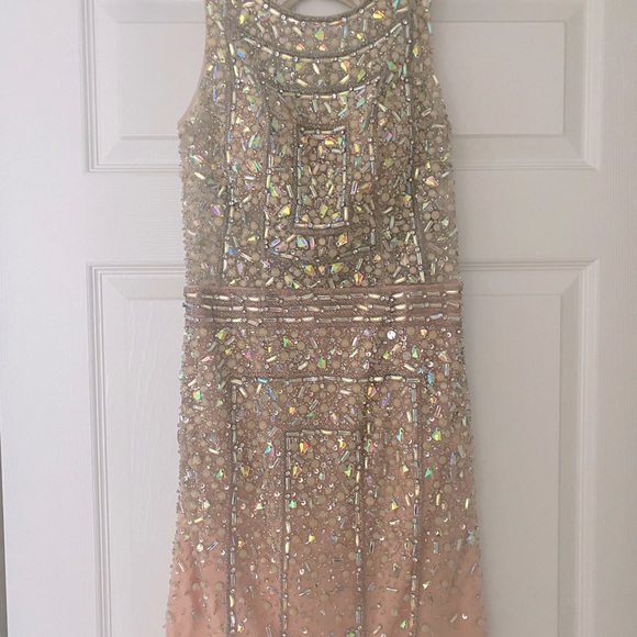 Blinged out Cocktail-Special Occasion / homecoming Dress by Blush size 6 - Picture 9 of 9